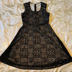 Marc New York Black Lace Dress